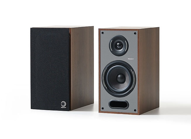 Horus 6B Bookshelf Speaker Walnut Dark Gray