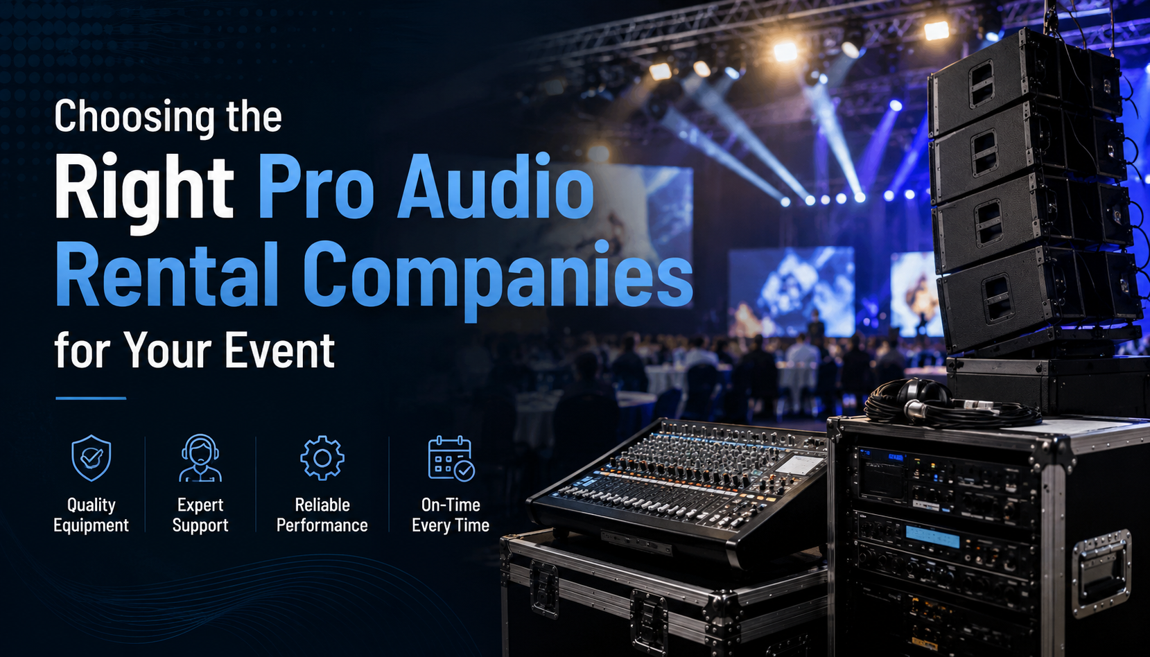 Choosing the Right Pro Audio Rental Companies for Your Event